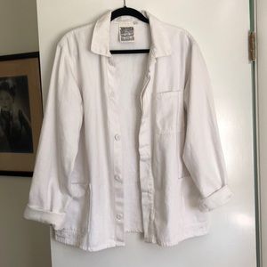 Jungmaven White Chore Coat